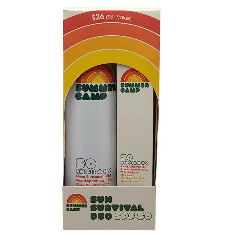 Summer Camp Sun Survival Duo SPF 50 Body 6.0oz & Face 1.7oz